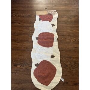 Table Runner Hand Crochet By Cupcake And Cashmere At Home- Pumpkin 14" X 48"